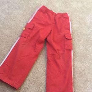 BABY GAP BOYS 4T RED THICK WINTER PANTS